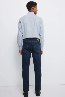 Sale Springfield Jeans slim délavé foncé bleu