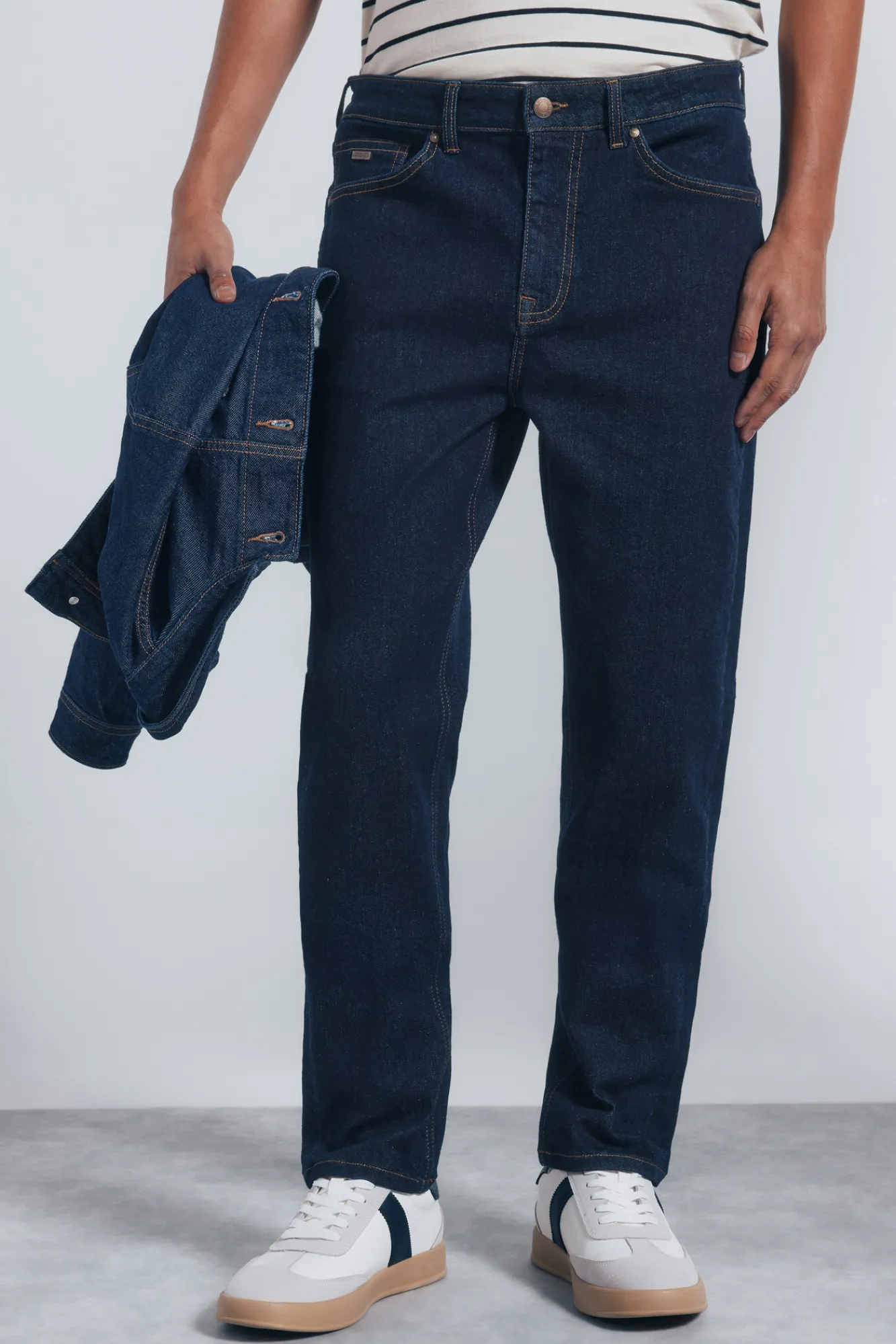 Sale Springfield Jeans slim désencollé bleu