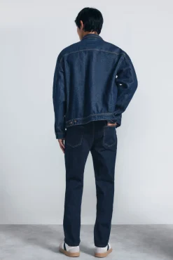 Sale Springfield Jeans slim désencollé bleu