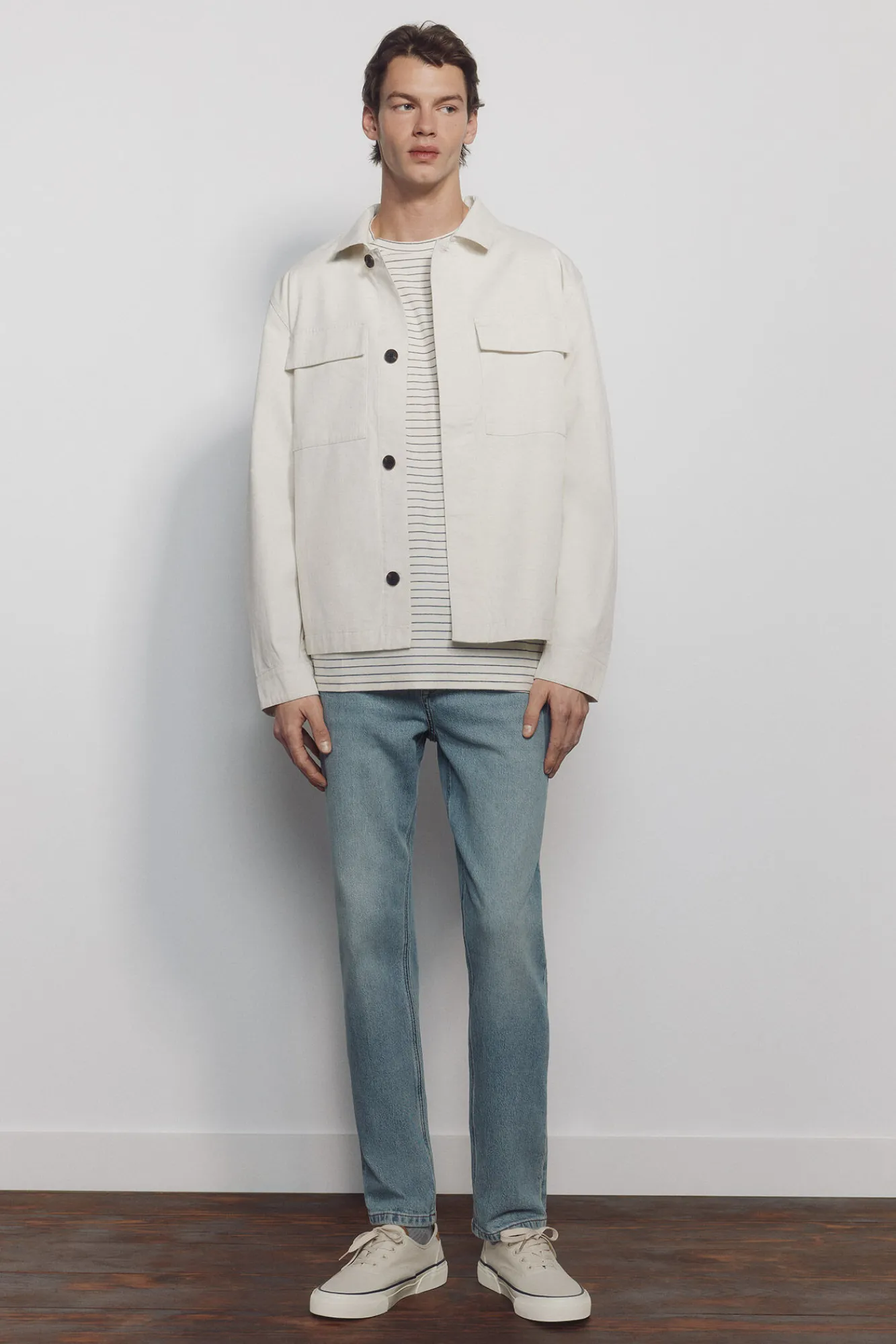 New Springfield Jeans surteints slim fit bleu