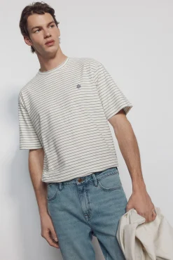 New Springfield Jeans surteints slim fit bleu