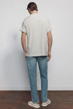 New Springfield Jeans surteints slim fit bleu