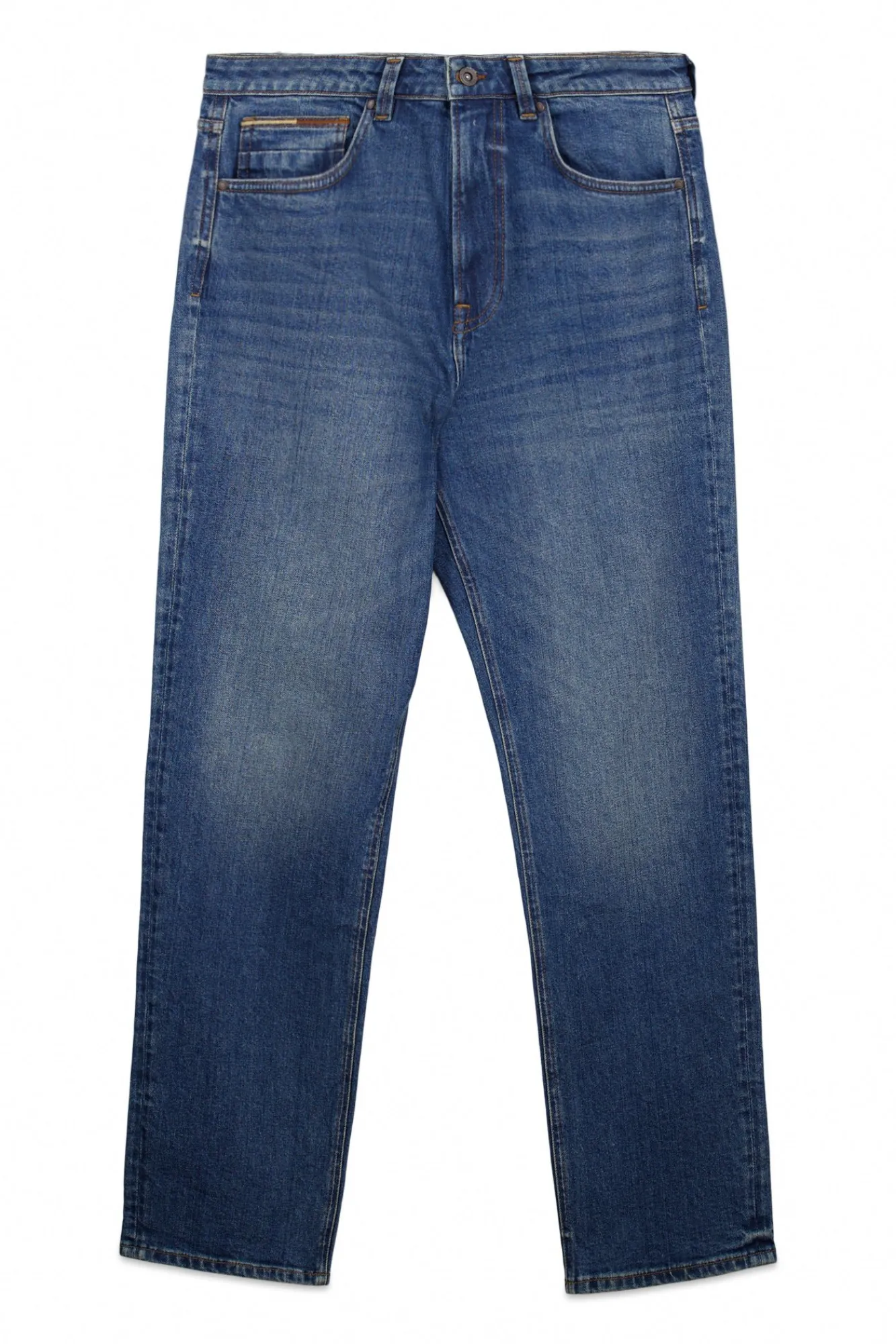Best Springfield Jeans surtint coupe droite bleu