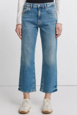 Springfield Jeans taille moyenne bleu