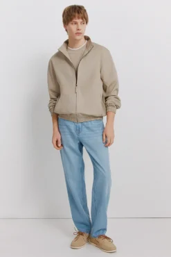 Hot Springfield Jeans ultra légers lavage moyen coupe droite bleu