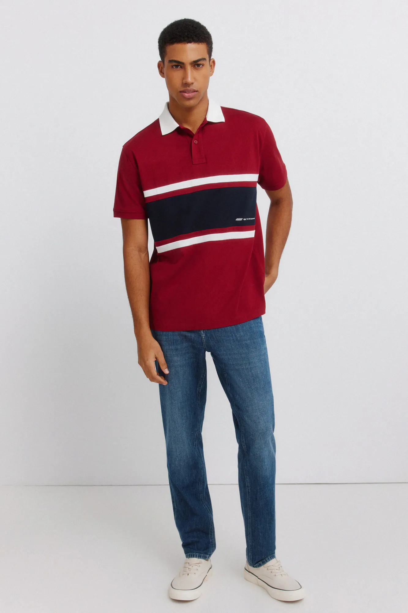 Discount Springfield Jeans ultra-léger délavé foncé slim fit bleu