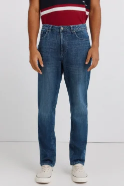 Discount Springfield Jeans ultra-l&eacute;ger d&eacute;lav&eacute; fonc&eacute; slim fit bleu