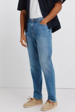 Hot Springfield Jeans ultra-l&eacute;gers d&eacute;lav&eacute;s moyens coupe slim bleu