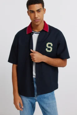 Hot Springfield Jeans ultra-légers délavés moyens coupe slim bleu