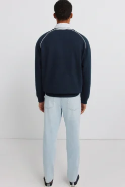 Outlet Springfield Jeans ultra-légers délavés clairs slim fit bleu