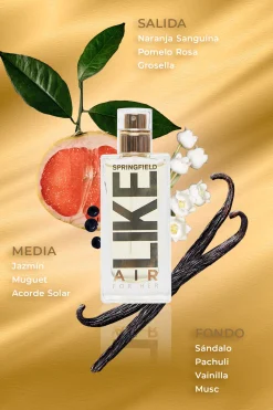 Outlet Springfield LIKE AIR HER 50 ML bleu