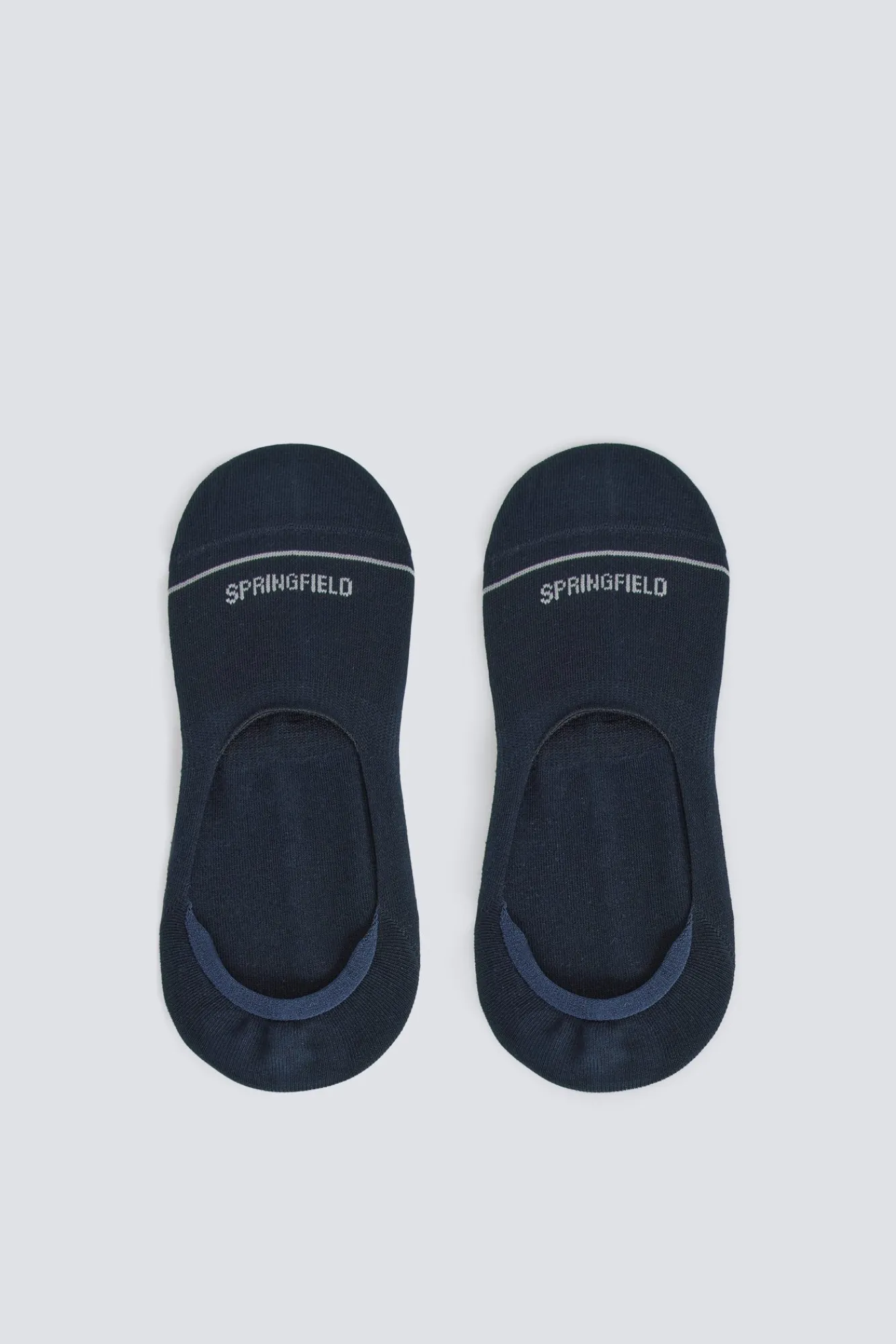 New Springfield Lot 2 chaussettes invisibles basiques.
