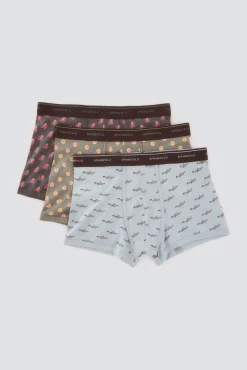 Discount Springfield Lot de 3 boxers animaux marins bleu