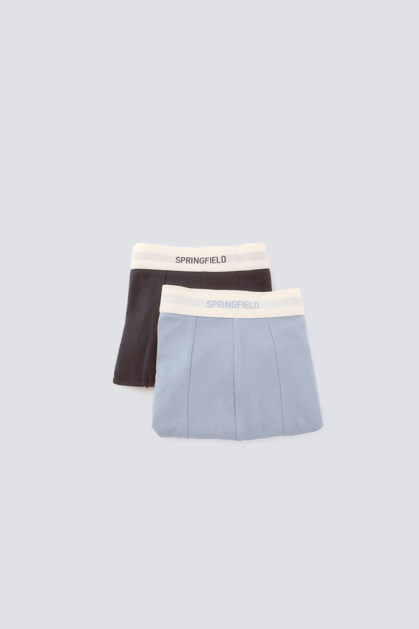 Best Springfield Lot de 2 boxers en maille de coton