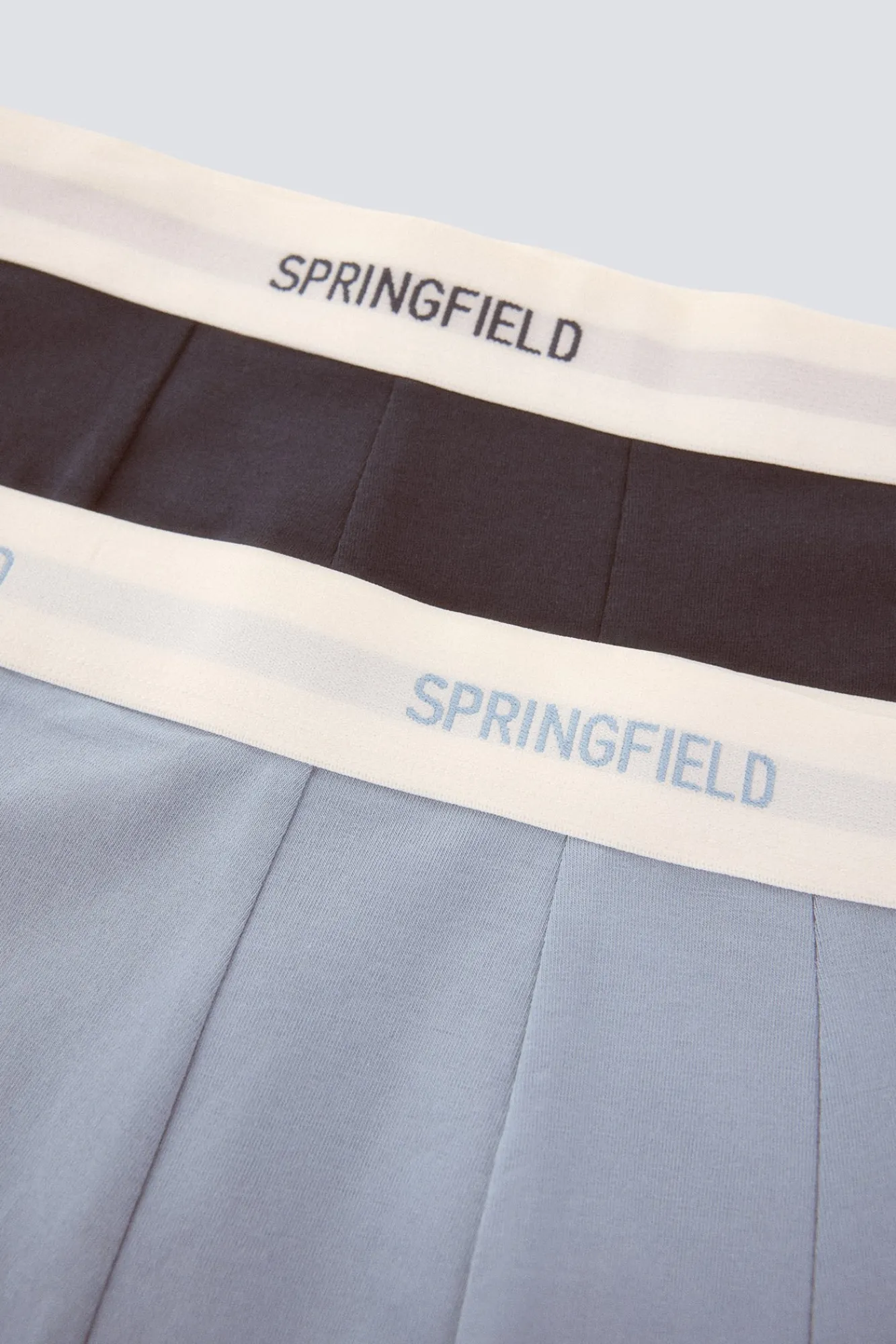Best Springfield Lot de 2 boxers en maille de coton