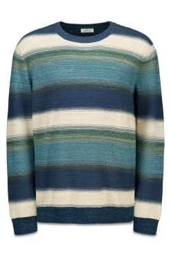 Sale Springfield Maillot structuré à rayures multiples bleu