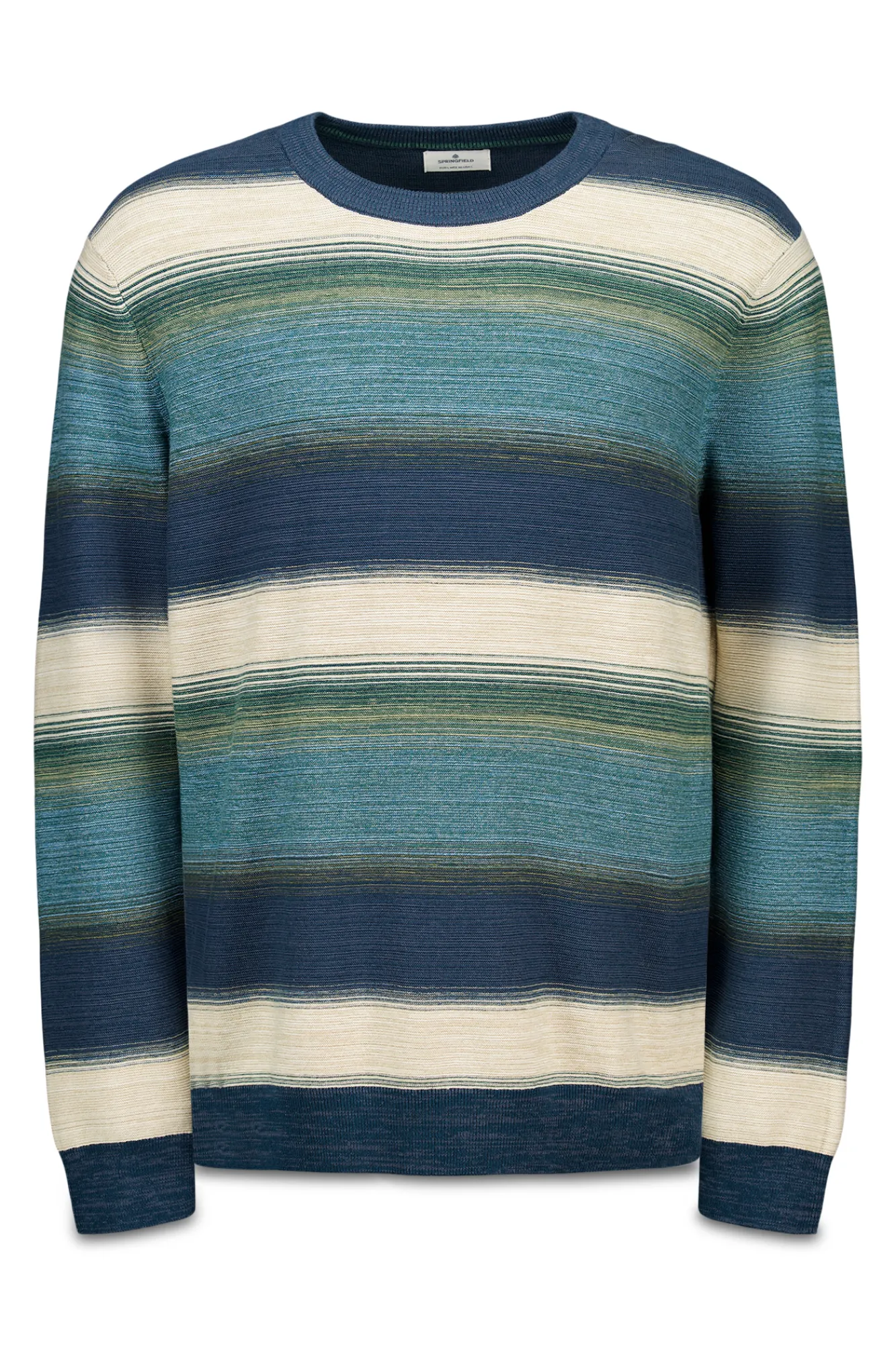 Sale Springfield Maillot structuré à rayures multiples bleu