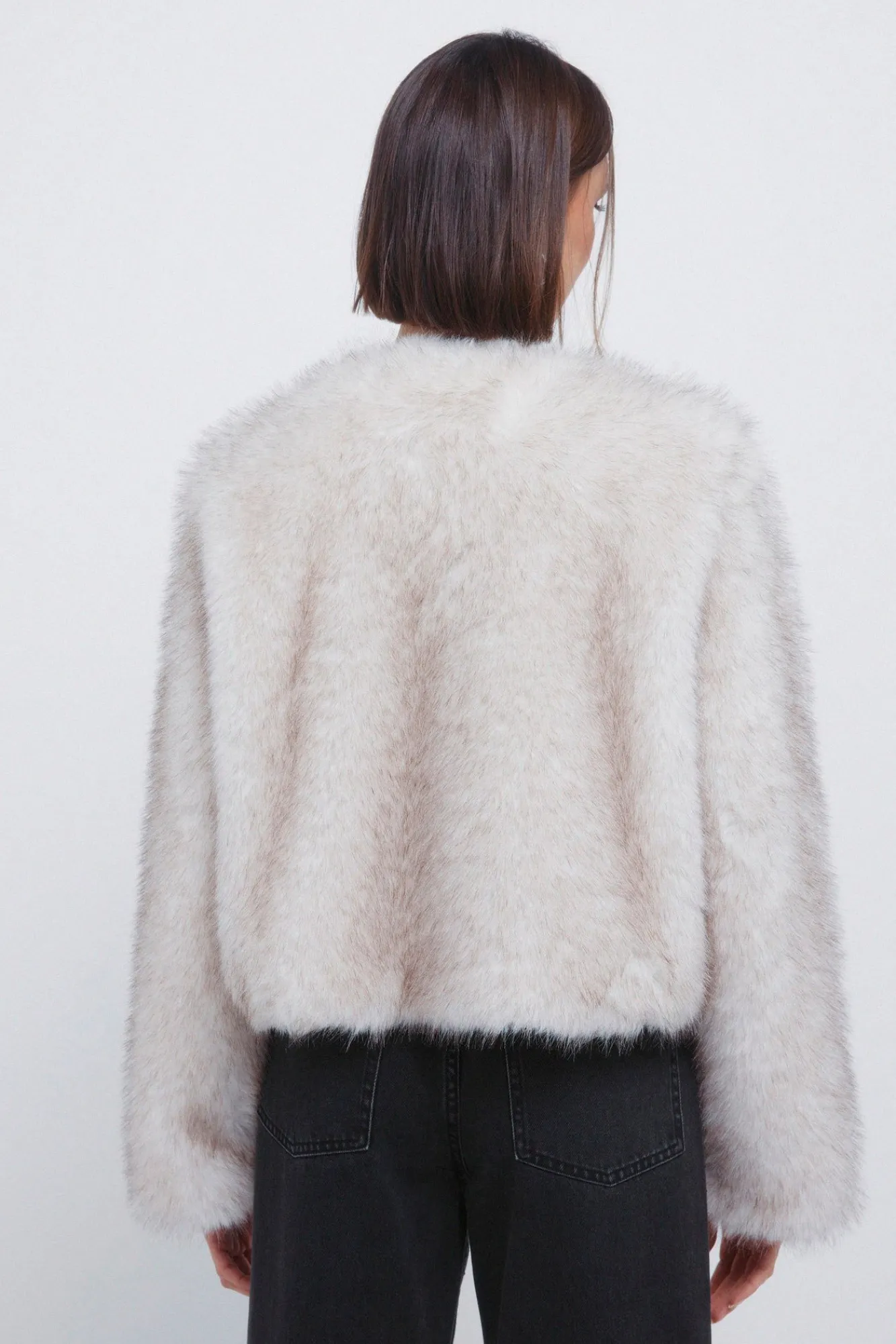 Springfield Manteau de fourrure court nude