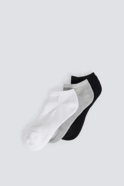 Best Springfield Pack 3 chaussettes cheville gris