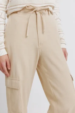 Outlet Springfield Pantalon cargo en coton camel