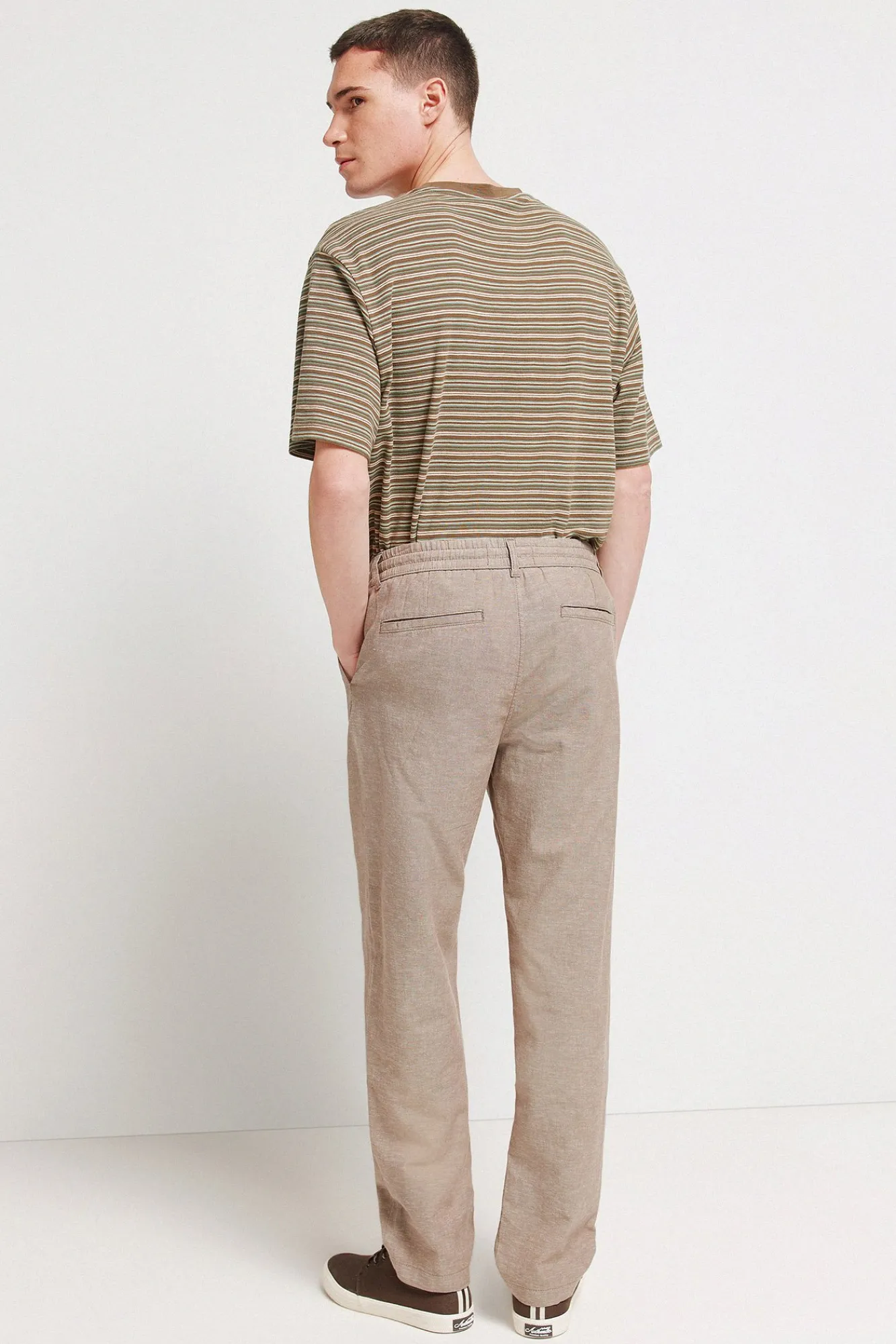 Hot Springfield Pantalon chino comfort fit en lin