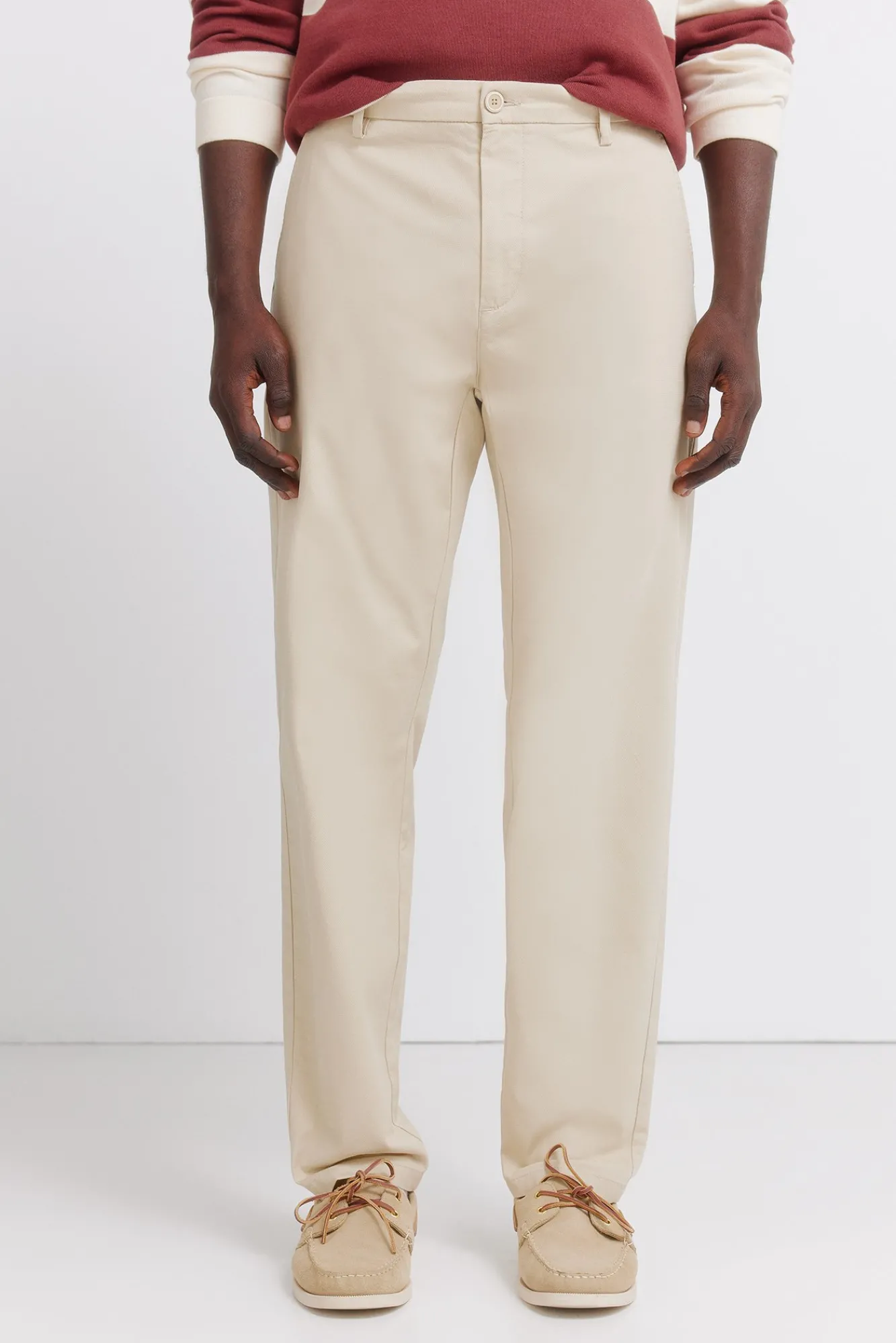 Springfield Pantalon chino confortable coupe slim