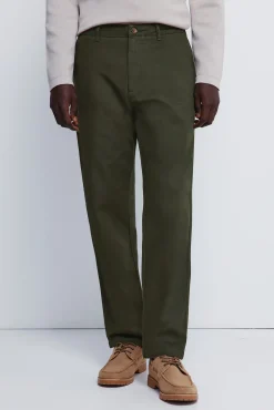 Springfield Pantalon chino dobby coupe confortable imprimé