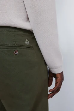 Springfield Pantalon chino dobby coupe confortable imprimé