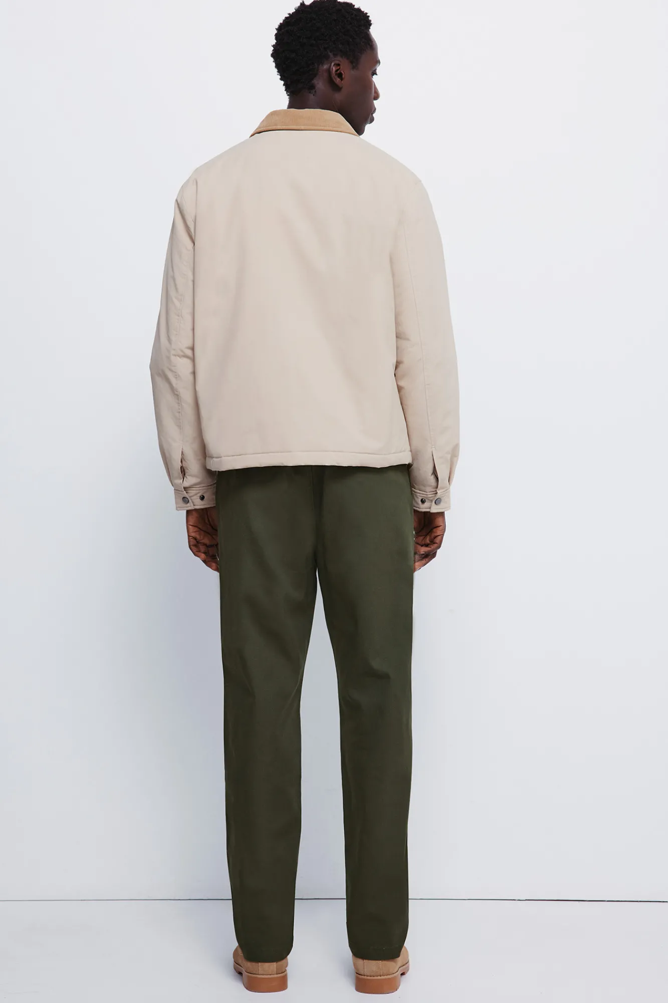 Springfield Pantalon chino dobby coupe confortable imprimé