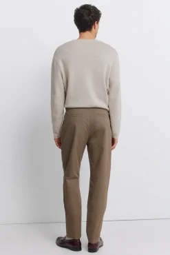 Hot Springfield Pantalon chino micro-imprimé coupe slim