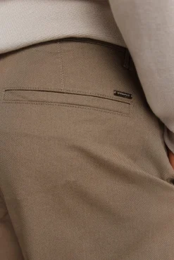 Hot Springfield Pantalon chino micro-imprimé coupe slim
