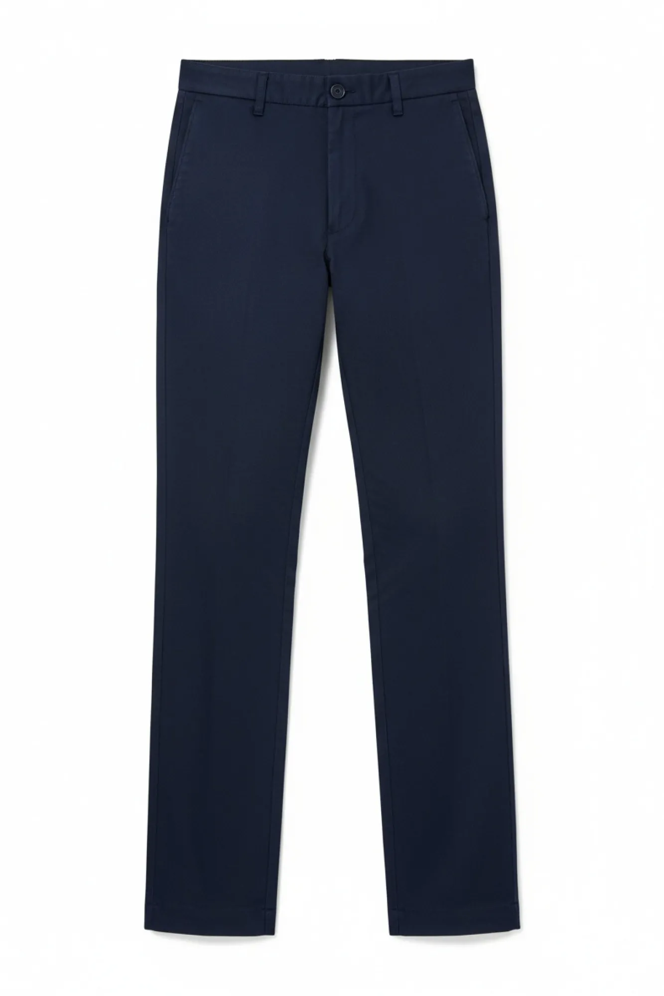 Sale Springfield Pantalon coupe droite en coton bleu