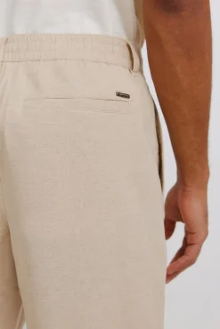 Springfield Pantalon coupe droite en lin