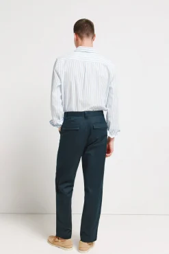 Hot Springfield Pantalon droit ample bleu