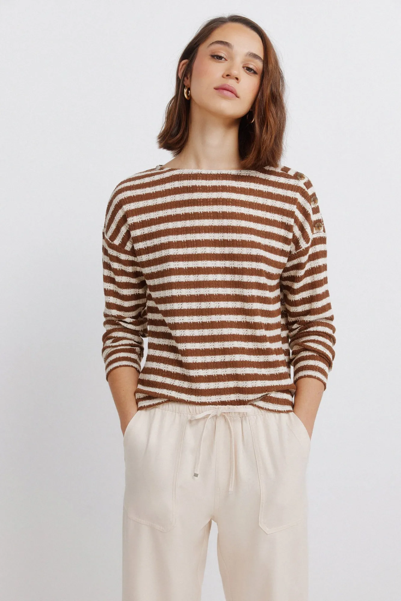 New Springfield Pantalon jogger nude
