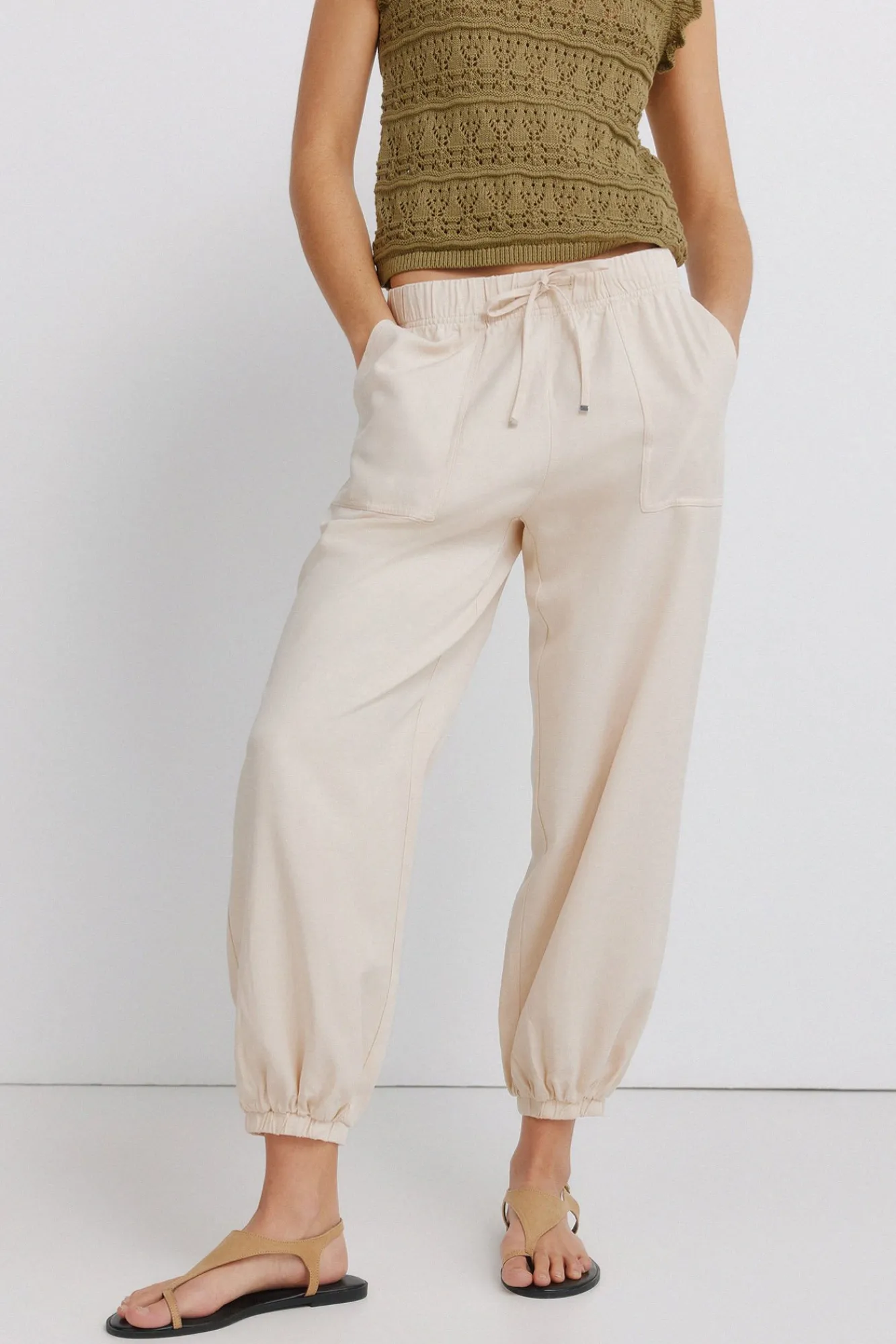 Best Springfield Pantalon jogger nude
