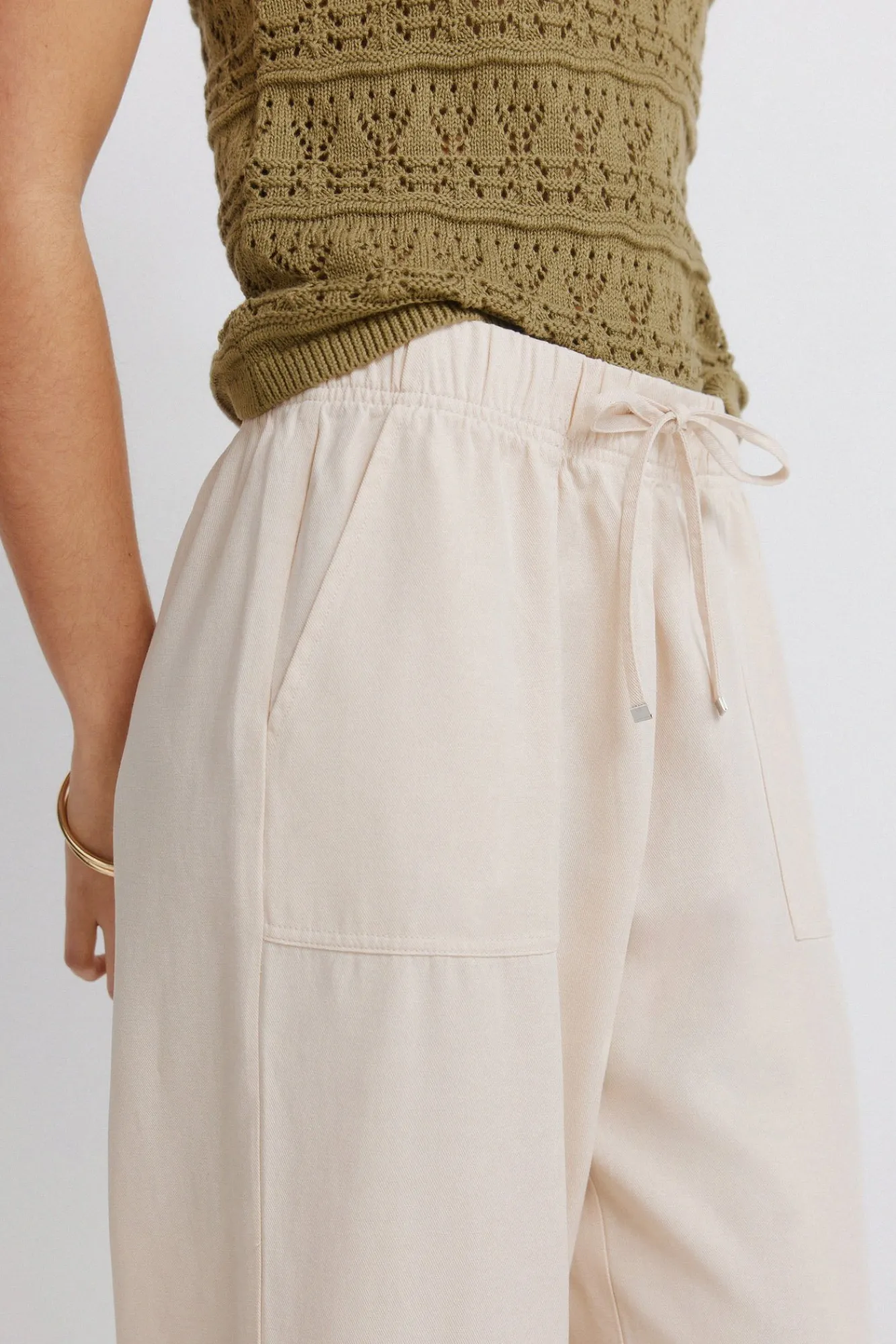 Best Springfield Pantalon jogger nude