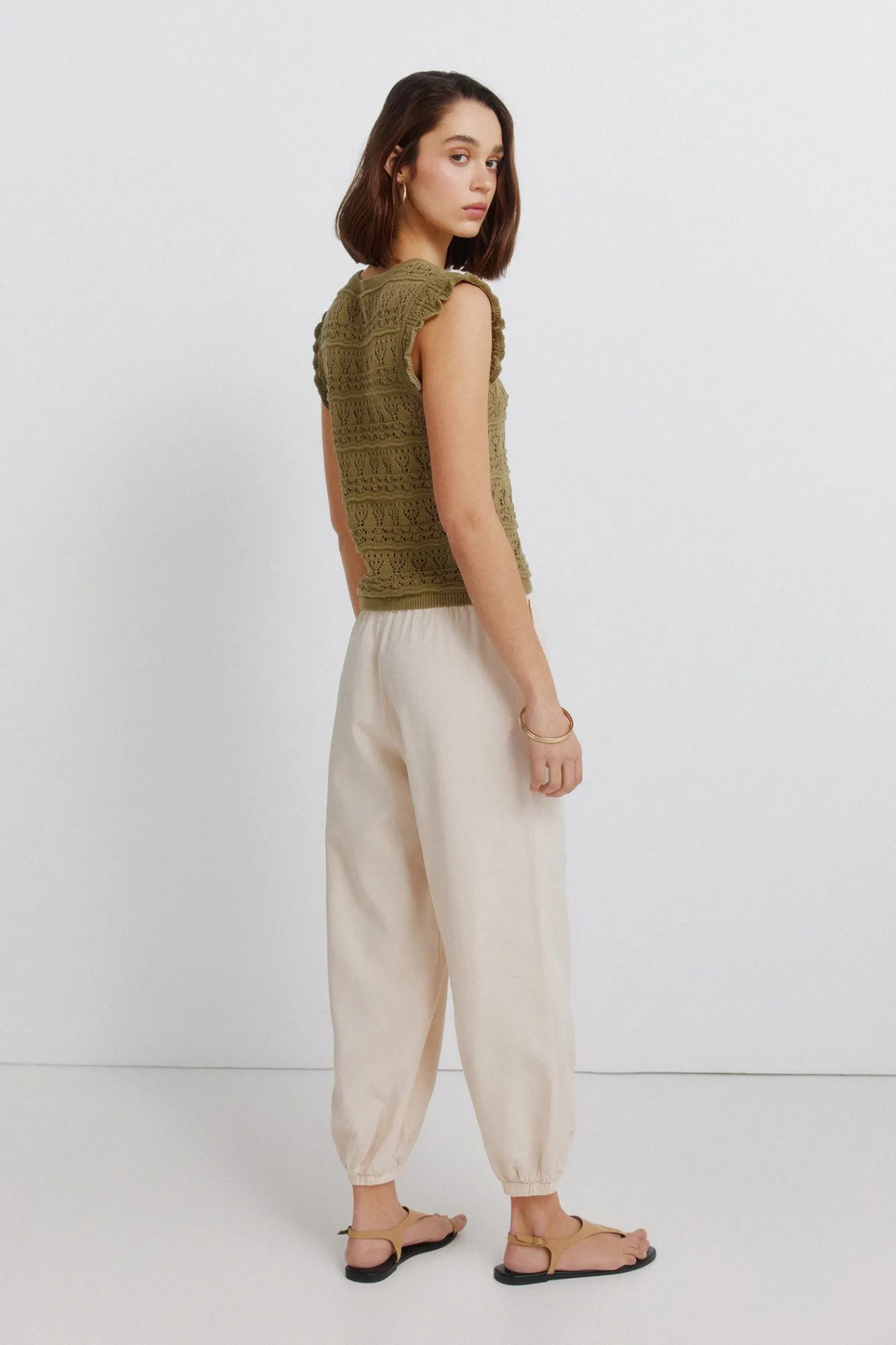 Best Springfield Pantalon jogger nude