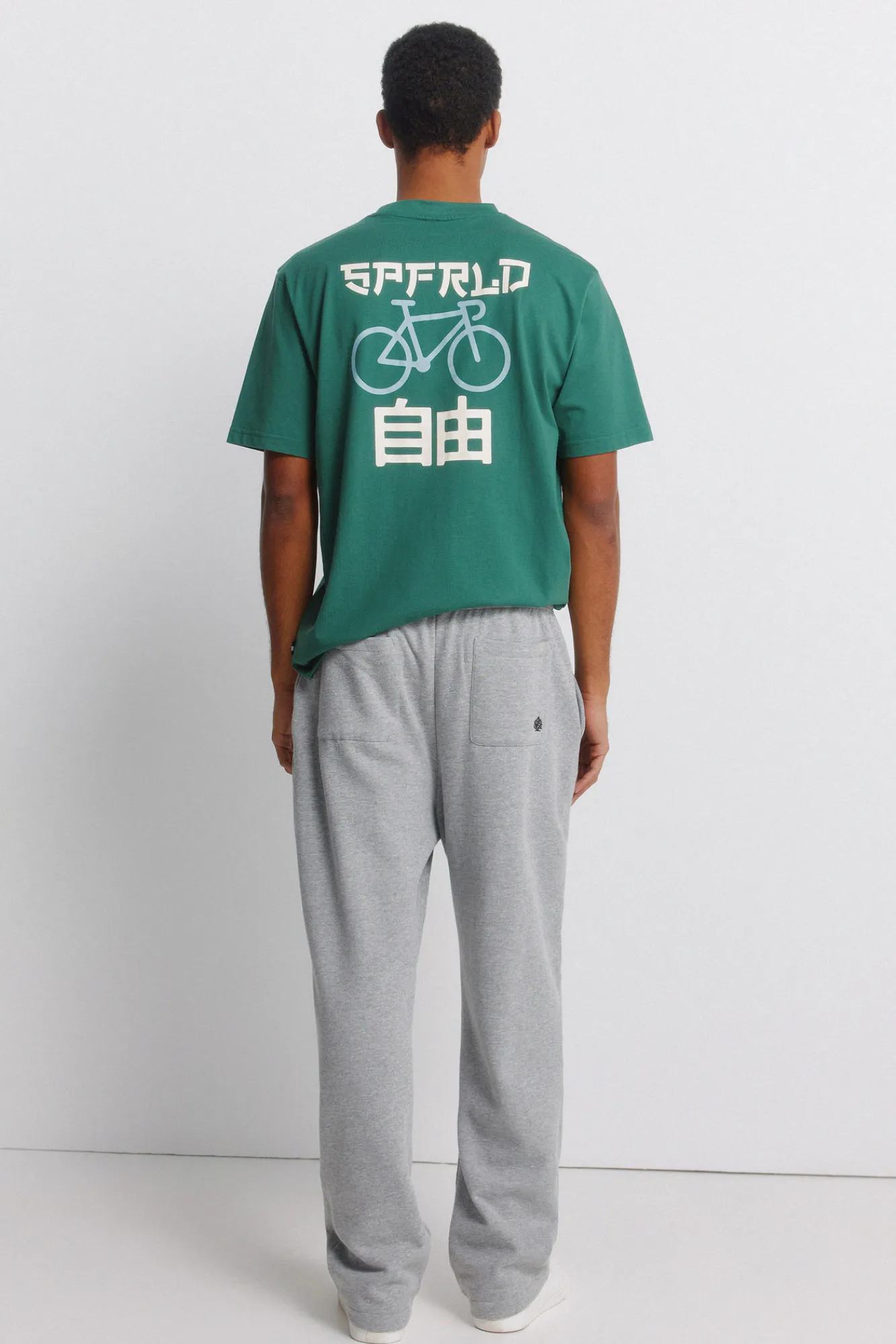 Sale Springfield Pantalon jogger ample gris