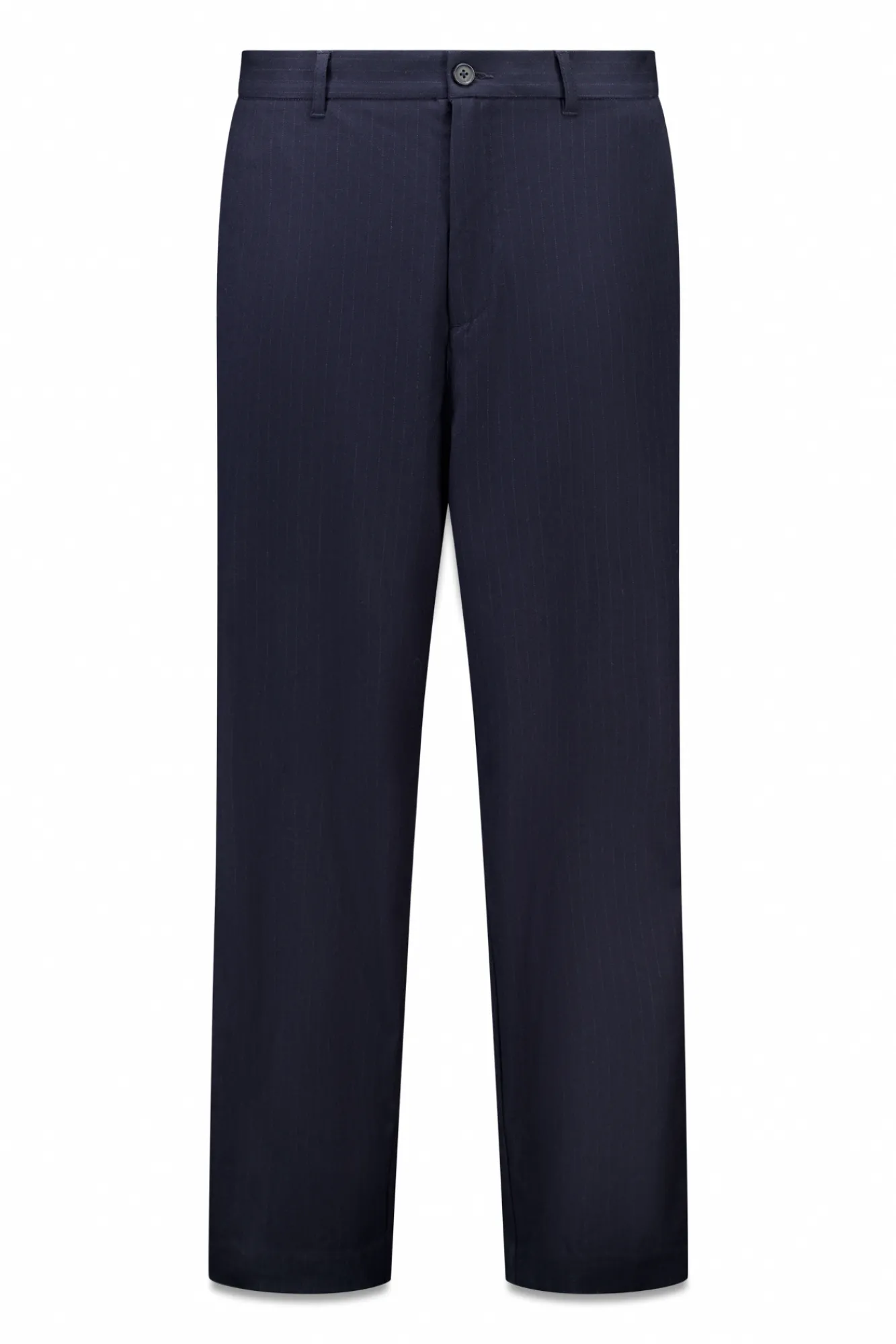 Clearance Springfield Pantalon rayures coupe droite bleu