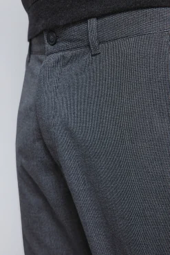 Hot Springfield Pantalon slim fit structur&eacute; gris