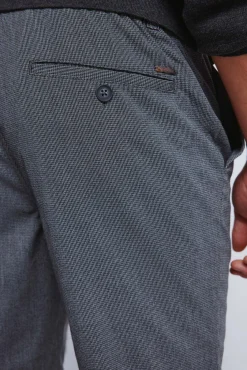 Hot Springfield Pantalon slim fit structur&eacute; gris