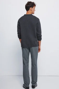 Hot Springfield Pantalon slim fit structur&eacute; gris