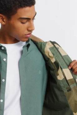 Best Springfield Parka camouflage col contrastant beige