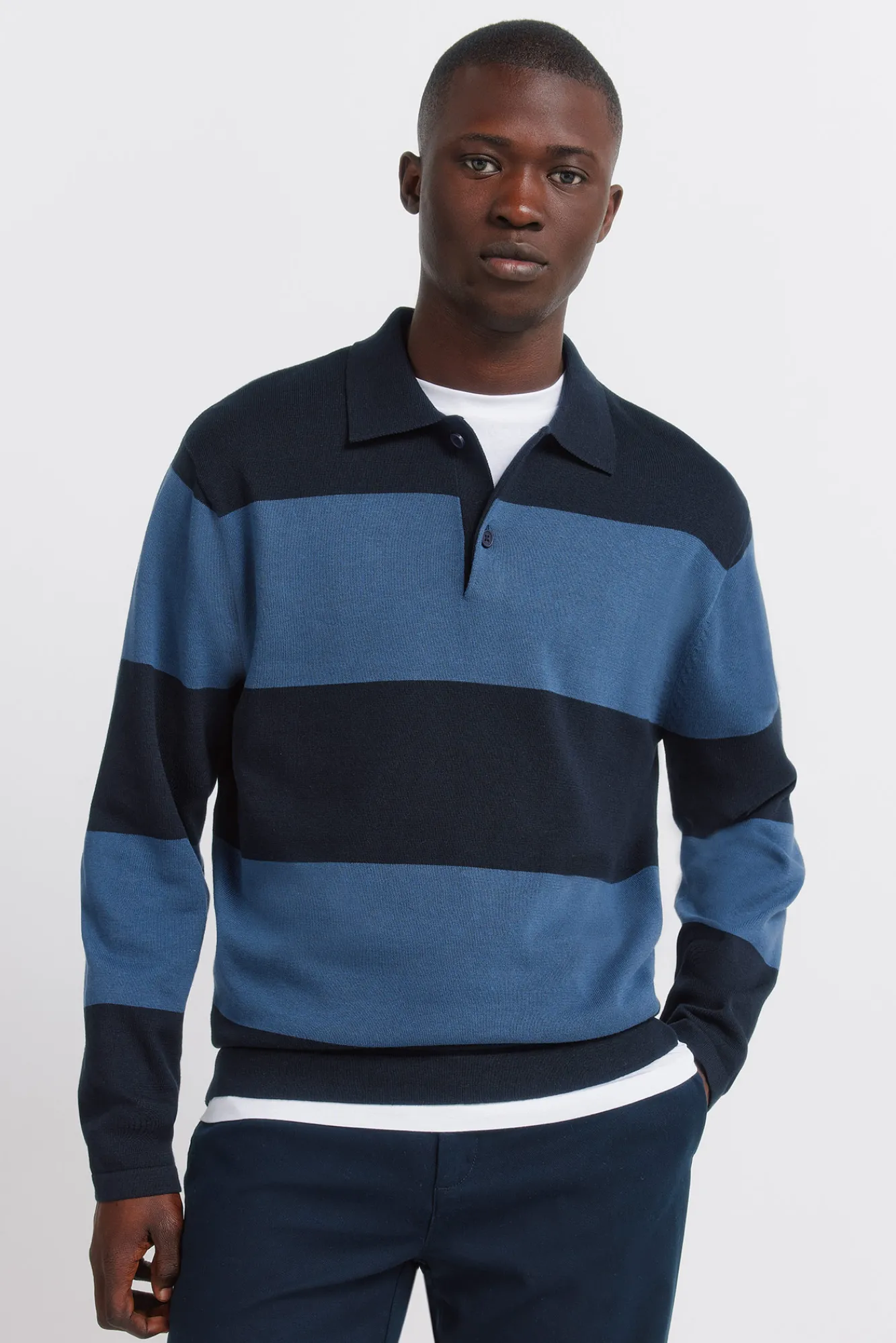 Sale Springfield Polo à rayures color block
