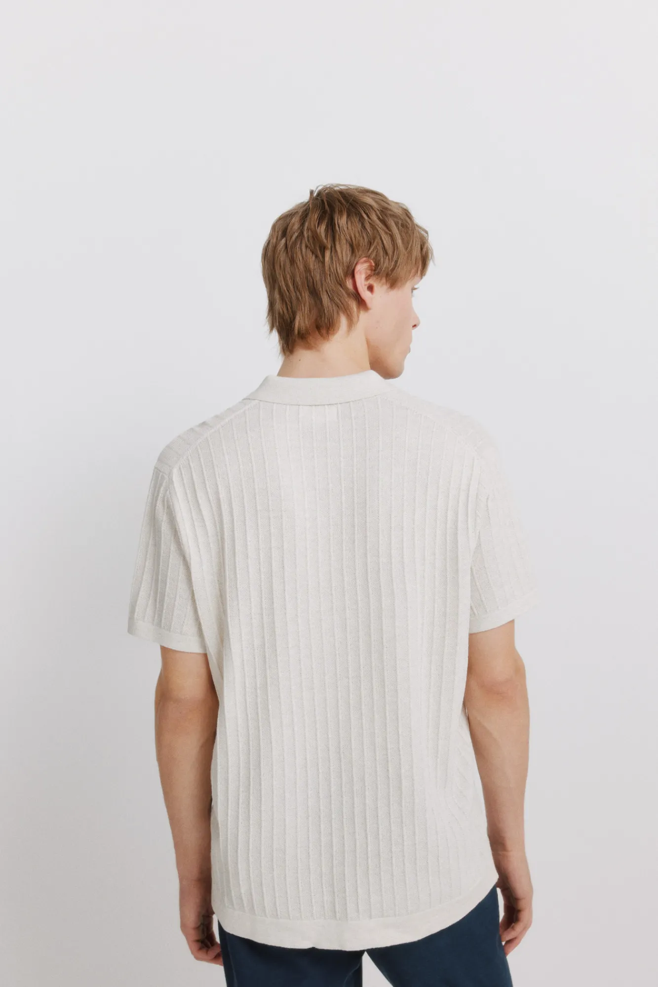 Online Springfield Polo basique structuré gris