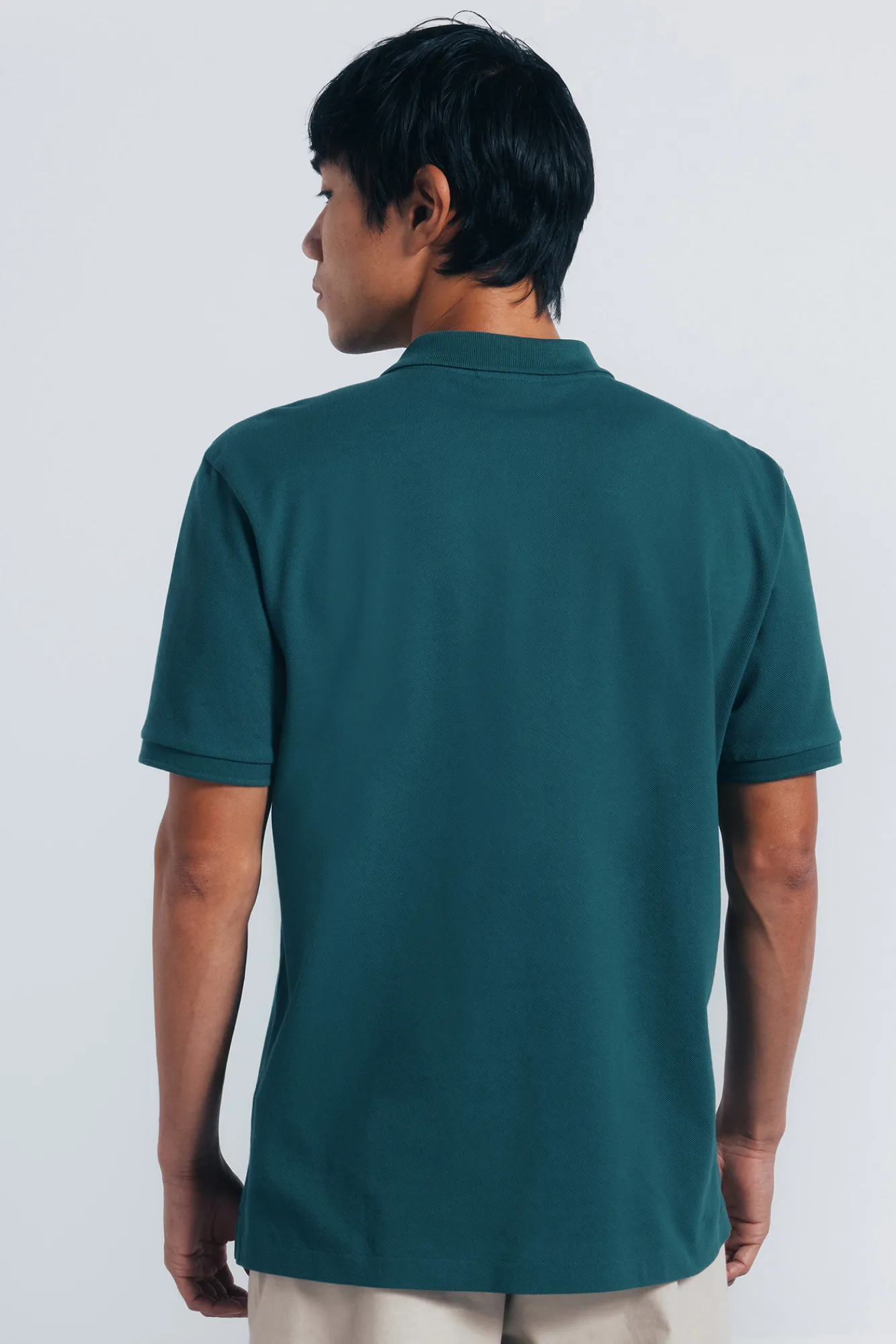 Discount Springfield Polo piqué basique regular fit vert