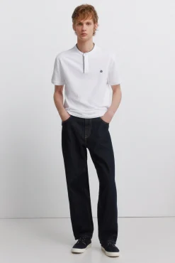 Springfield Polo piqu&eacute; col mao slim fit