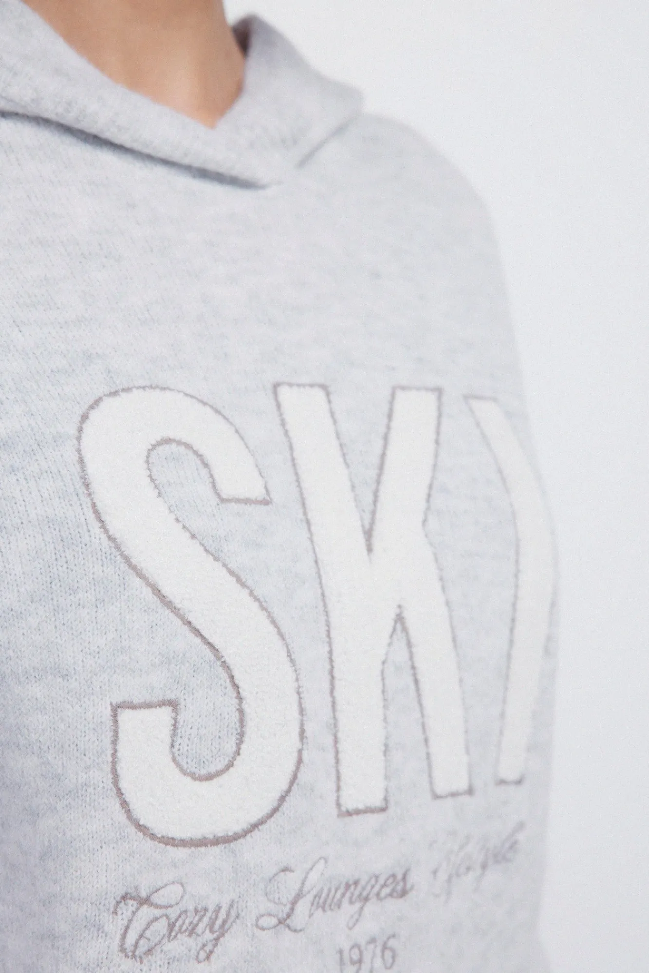 Hot Springfield Pull à capuche « Ski » gris