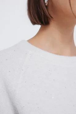 Clearance Springfield Pull à paillettes nude